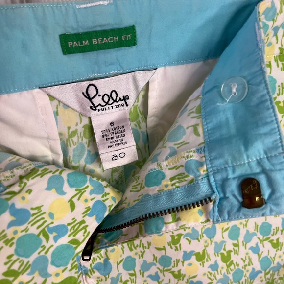 Lilly Pulitzer Palm Beach Fit Tulip Print Shorts sz 6 - Picture 7 of 8
